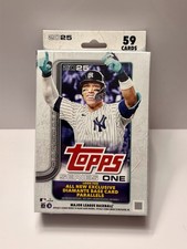 2025 TOPPS Series One MLB Trading Cards Hanger Box Factory Sealed 59 Cards