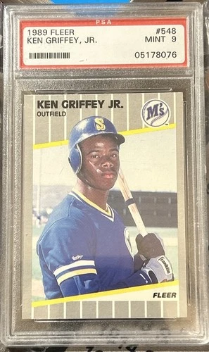 1989 Fleer RC Ken Griffey Jr. #548 ~ PSA 9 MINT - Rookie