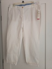 Talbots Weekend Chino Super Soft Pant White 12P NWT