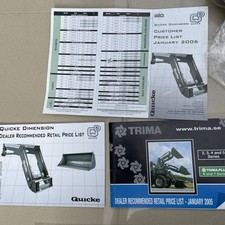 Alo-Quicke Halbschuhe etc für alle Traktorfabrikate Preislisten 2 von 2006 & 2005