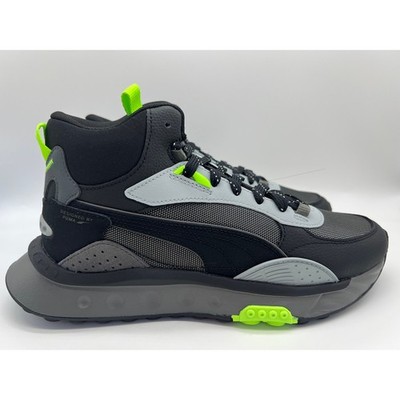 Puma Wild Rider Mid WS Black/Grey 381598-01 Men s Sneaker Size 8 NIB.