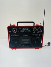 Vintage TEC Ranger-1 Radio AM/FM/WB - Red - Boombox - 1980's Tested & Working