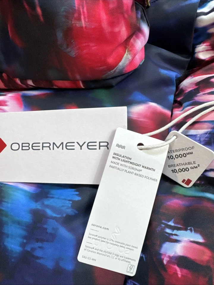 ¡Nuevo! Chaqueta de nieve acolchada para niñas talla XL Obermeyer 10000 mm aislada juvenil invierno Foto 3 de 4