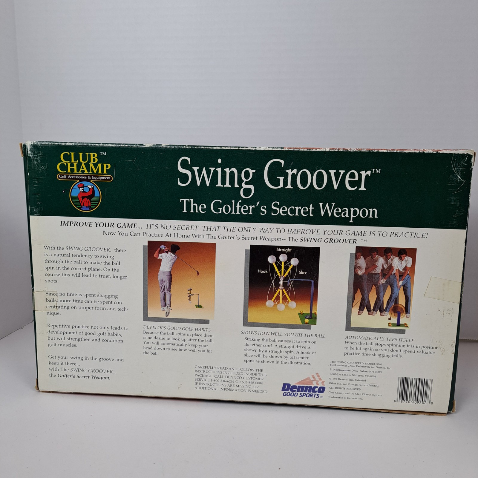 Club Champ Swing Groover The Golfers Secrecy Weapon Shows Hook Slice Straight