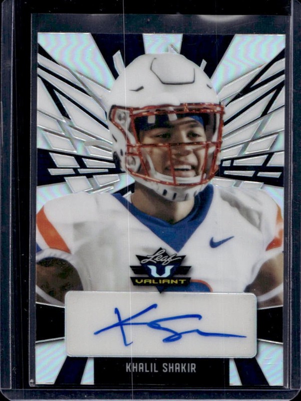 2022 Pro Metal Khalil Shakir Prismatic Black Rookie RC Auto #/20 Broncos