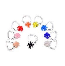 5PCS Soft Silicone Swimming Nose Clip Surfing Nose Plug Waterproof Nose Prote...