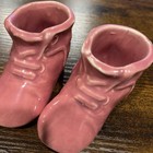 McCoy Art Pottery Baby Shoe Booties Planters Pink - Set of 2 Vintage — photo 6