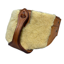 Rodeo Bareback Bronc Rigging Leather Handhold Fleece Padded Latigo Horse Tack