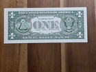 2021 $1 fancay serial number J04999990D trinary with 5 in row 9s UNC — photo 2