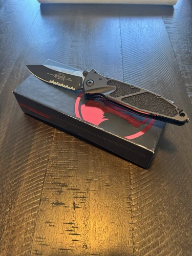 Microtech Knives SOCOM Elite 160-2 T Black Aluminum M390 Stainless Pocket Knife