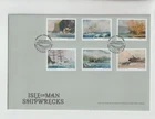 GB Isle of Man 2022 Isle of Man Shipwrecks FDC per scan