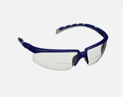 3M Solus 2000 Series, S2020AF-BLU, Blue/Gray Temples