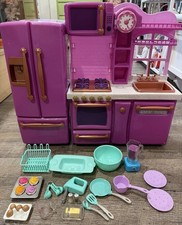 Our Generation Doll Kitchen Set Refrigerator With Kitchen Accessories For 18"