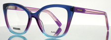 MISSONI MIS0184 A28 Blue Purple Womens Cat Eye Eyeglasses 51-17-145 B:42