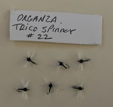 6 Solitude Fly Company Organza Trick Spinner #22 Flies