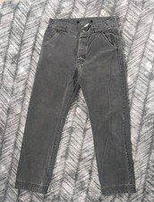 Vintage Wah Maker Retro Frontier Jeans Made In USA Button Fly Slim Cowboy 34x31