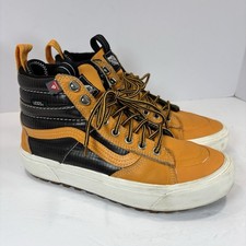 Vans Sk8 Hi MTE 2.0 DX Men  s Size 8 All Weather Shoe Apricot Black Women  s 9.5