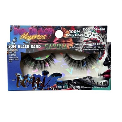 Ioni Carina Wispy Cat Eye 3D Faux Mink Lashes Dramatic