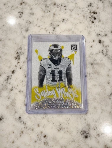 Aj brown 1/1 Donruss optic Sunday kings white sparkle case hit