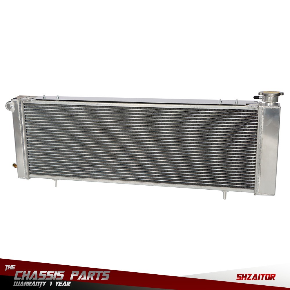 Aluminum Radiator + Shroud Fan Relay Kit For Jeep Cherokee XJ Comanche 1991-2001
