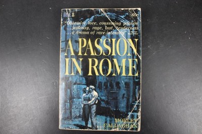 A Passion in Rome Morley Callaghan 1962 First Dell Printing Romance Novel Dell