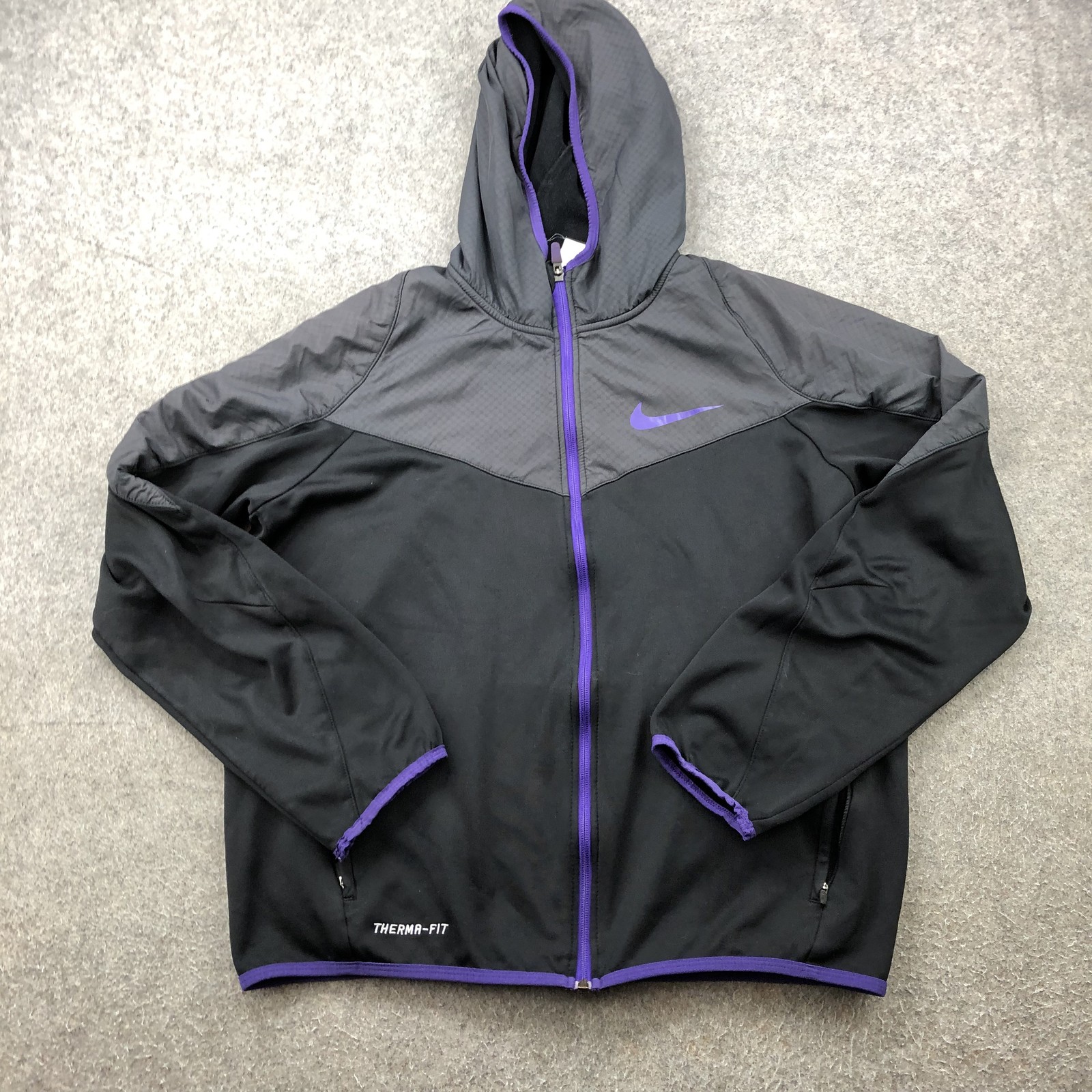 SACAI X NIKE Nike Giacca Donna Grande Therma Fit Full Zip Cappuccio Allenamento Atletico Pullover