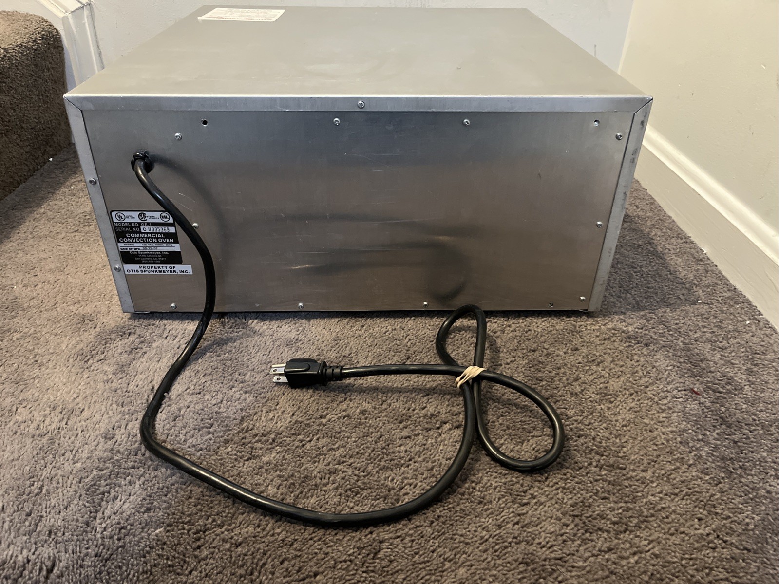 Otis Spunkmeyer OS-1 Commercial Convection Cookie Oven No trays - Tested