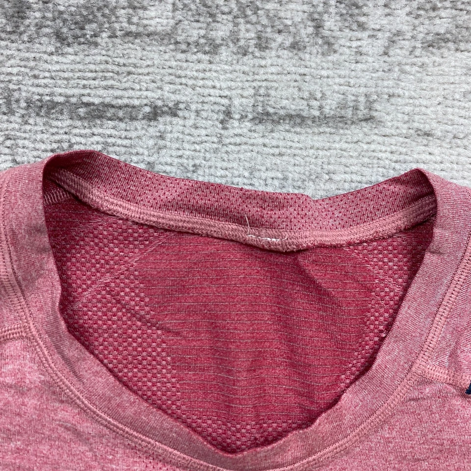 Lululemon Metal Vent Shirt Extra Large Pink Red Outdoor Pullover Athleisure Yoga - Image 4 of 4