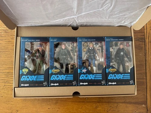 GI JOE Haslab DRAGONFLY (4 Fig Set) Wild Bill, Glenda, RipCord, Crazy Legs NEW