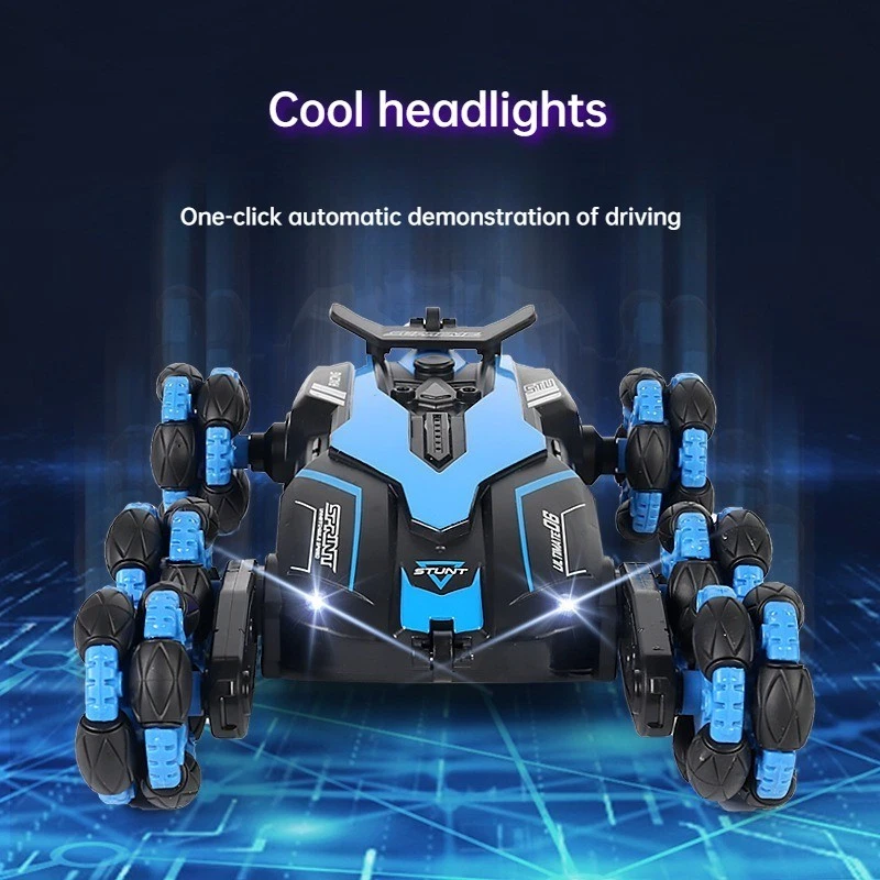 Six-wheel stunt car spray drift four-wheel drive remote control off-road light-1 - Image 4 of 4