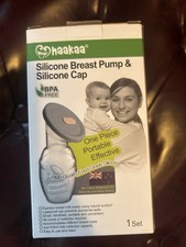 Haakaa Original Silicone Breast Pump  Silicone Gap 4 oz - NEW IN BOX