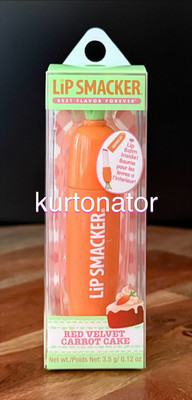 Lip Smacker RED VELVET CARROT CAKE Carrot Lip Balm Easter 2025 NEW 0.12 oz