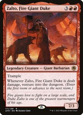 MTG Zalto, Fire Giant Duke ** Adventures in the Forgotten Realms ** English