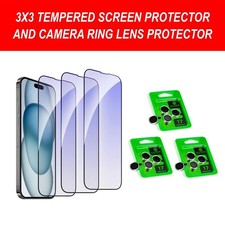 iPhone 13 / 13 Pro / 13 Pro Max Tempered Glass Screen Camera Lens Protector