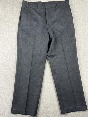 80's Levi's Action Slacks (W38 L30)グレー Vintage Levis Action Slacks Pants Men 38x30 (35x29) Dacron