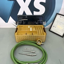 Medtronic Midas Rex Legend V02 Handpiece w/ 14AM, AVA14 Attachments & Case