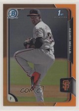 2015 Bowman Chrome Prospects Orange Refractor 19/25 Keury Mella #BCP136 l5l