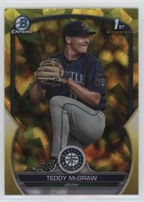 2023 Bowman Chrome Draft Sapphire Edition Yellow 3/75 Teddy McGraw #BDC-73 17tm