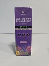 Liver Health -24-in-1 Liver Detox Cleanse - 2 Fl oz, Exp 8/26 Free Shipping