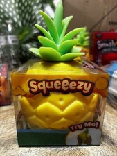 Squeezy Pineapple Tactile Squeeze Toy, Yellow/Green, Ages 3-4