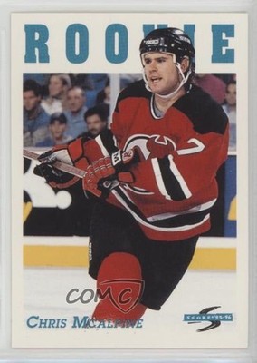 1995-96 Score Chris McAlpine #293 Rookie RC 2u3