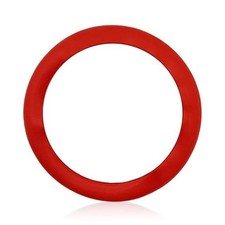 Premium Universal Silicone Steering Wheel Cover Non Slip Grip Multiple Red