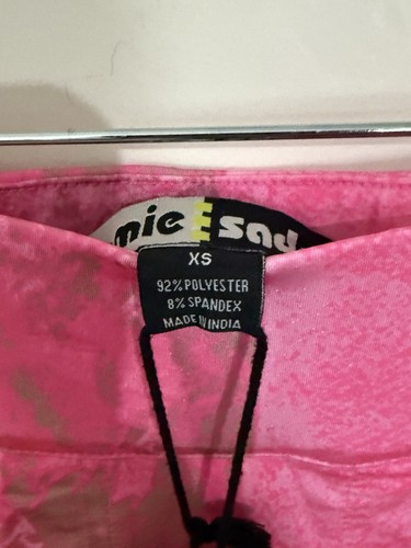 Gonna da golf JAMIE SADOCK Splash Whirl Stripe skort donna taglia XS rosa arancione nuova con etichette - Foto 3 di 7