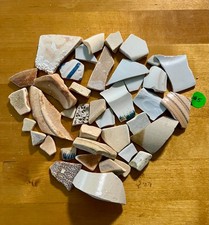 Hand Collected Sea tile Pottery Rare Underwater Natural Authentic