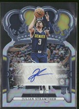 2023-24 Panini Crown Royale #RC-JUL Julian Strawther Rookie Crown Auto Blue #/75