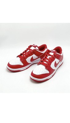 *NEW* MEN NIKE DUNK LOW RETRO UNIVERSITY RED / WHITE SIZE 11.5 (HF5441 104)