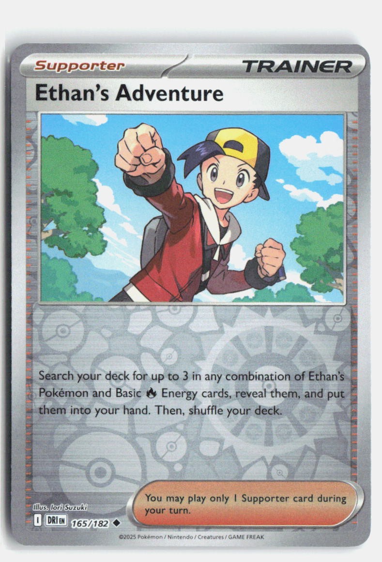 Ethan's Adventure 165/182 Destined Rivals Uncommon Pokemon Reverse