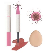 Natural Freckle Pen Waterproof with Blush, 2 in 1 1 Count Pack of 1 , Pink