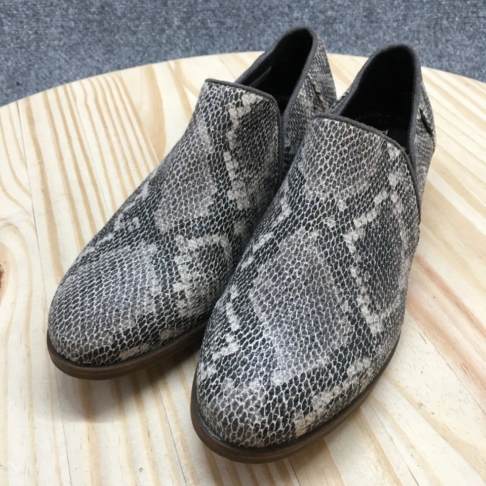 Toms Botas Mujer 9 Shaye Piel de Serpiente Botín Multicolor Informal Cómodo Tobillo Top Foto 3 de 4