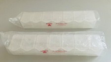 Lot of 2 NEW 7 Day Pill Box Organizer Medicine Tablet Daily Vitamin Case Holder